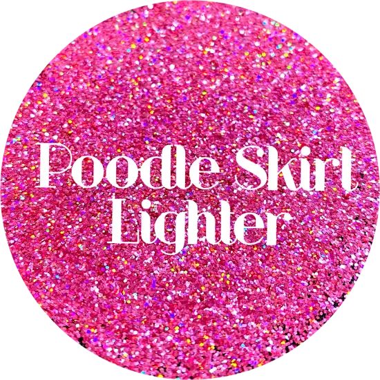Polyester Glitter - Poodle Skirt Lighter by Glitter Heart Co.&trade; {1}