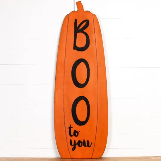 57" Tall Pumpkin Porch Sign {2}