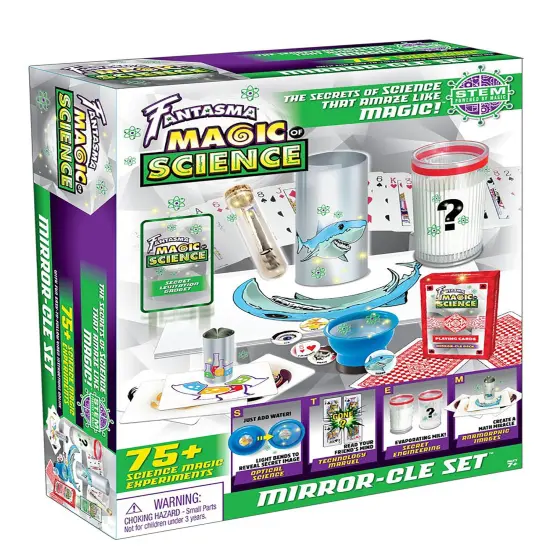 Fantasma Magic of Science STEM Based Mirror-cle Magic Set | 75+ Experiments {1}