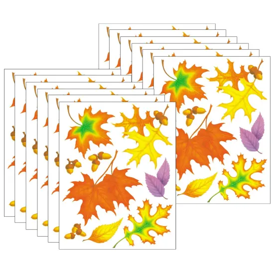 Fall Leaves Window Clings, 12 Sheets {1}