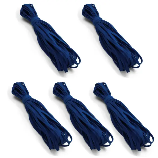 50 Yards of 1/4" Ultra Soft Knit Elastic Band Navy Blue {1}