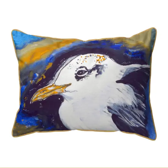 Betsy Drake Gull Portrait Extra Large 20 X 24 Indoor / Outdoor Pillow {1}