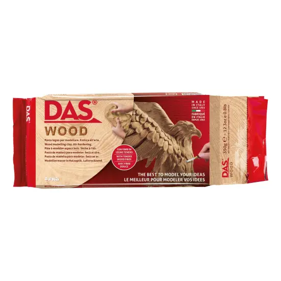 DAS Air Dry Clay .77lb-Wood {1}