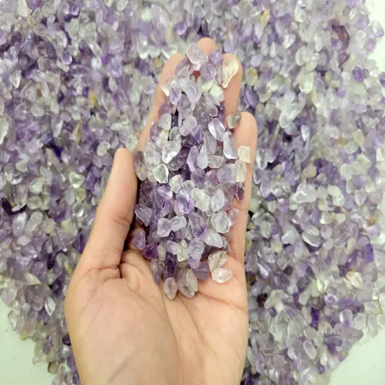 Tumbled Amethyst Chips Bulk {6}