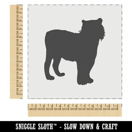 Tiger Solid Wall Cookie DIY Craft Reusable Stencil {1}