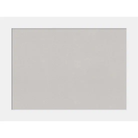 Corvino Wood Framed Corkboard, Grey Cork Corvino White {7}