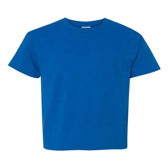 Gildan&reg; Heavy Cotton Crewneck Short Sleeve Youth T-Shirt - 5000B Neon blue {2}