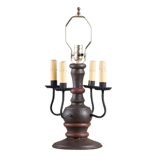 Cedar Creek Lamp Base in Espresso with Salem Brick {1}