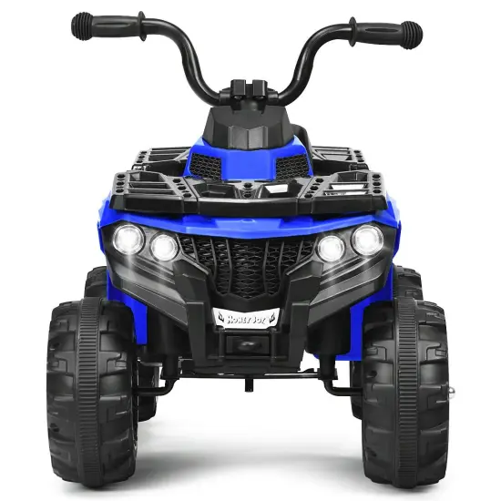 6V Battery Powered Kids Electric Ride on ATV Blue {3}