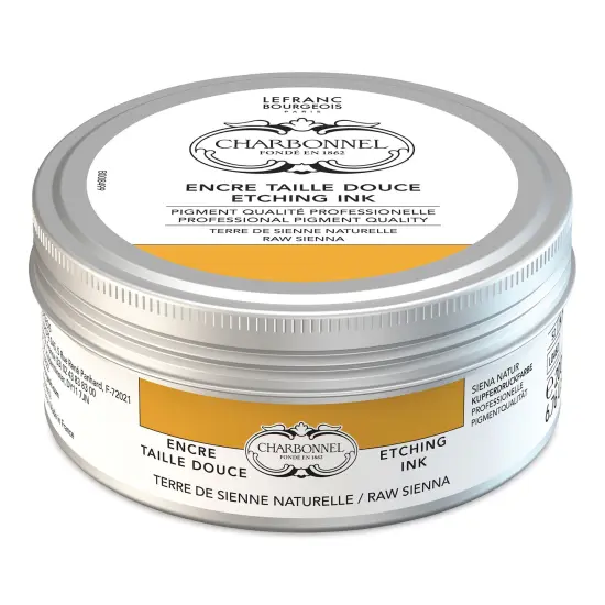 Charbonnel Etching Ink - Raw Sienna, 200 ml {1}