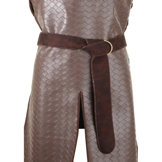 Adults Medieval Knight Brown Belt Costume Accessory {1}