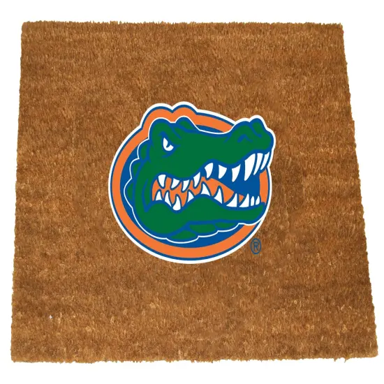 The Memory Company NCAA Florida Gators Logo Rectangular Coir Door Mat 29.5" x 19.5" Brown {1}