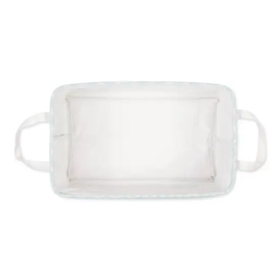 DII Aqua Small Oval Crochet Bath Mat {2}