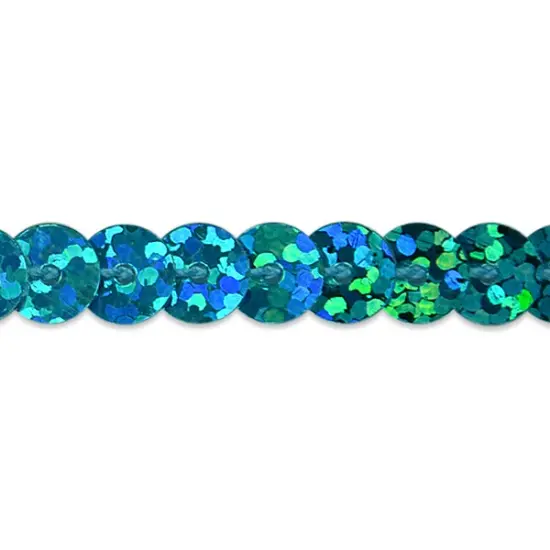 6mm Slung String Sequin Roll of 100 Yards Brown {2}