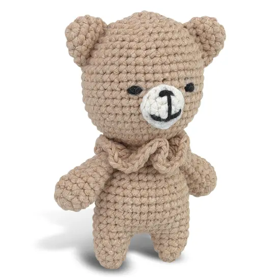 Red Heart Amigurumi Kit-Eddy The Bear {3}