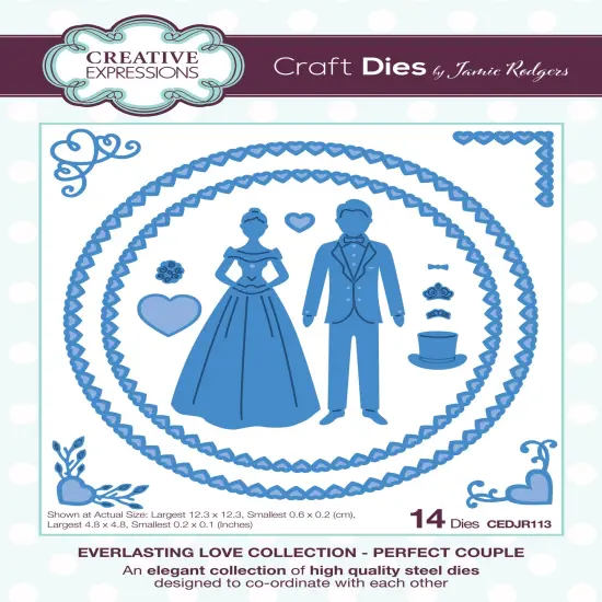 Creative Expressions Craft Dies By Jamie Rodgers-Perfect Couple - Everlasting Love {1}
