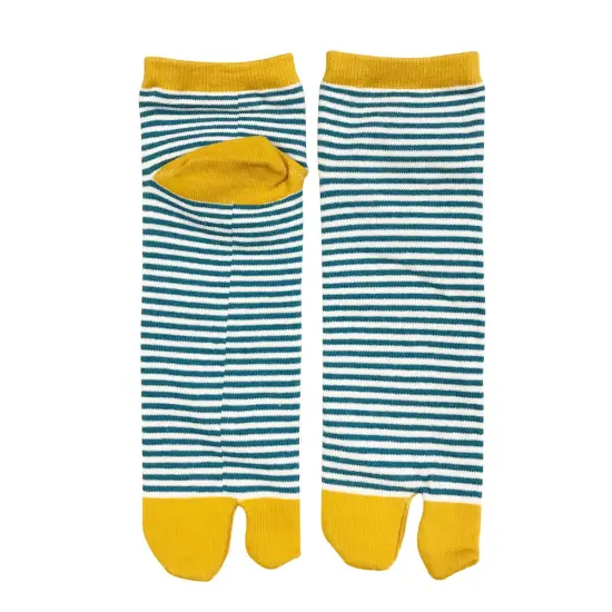 Wrapables Tabi Flip-Flop Socks (Set of 3), Stripes {2}