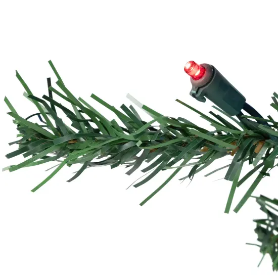 Northlight Pre-Lit Medium Mixed Classic Pine Artificial Christmas Tree - 3' - Multicolor LED Lights Green {5}