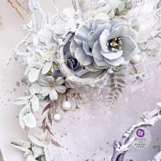 Prima Marketing Paper Flowers 9/Pkg-Fresh Air, Bohemian Heart {5}