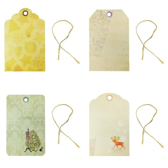 Wrapables Printing Tag, Set of 24 Christmas Day {1}