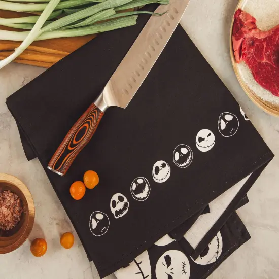 Disney The Nightmare Before Christmas Jack Skellington Faces Kitchen Towel Set {4}