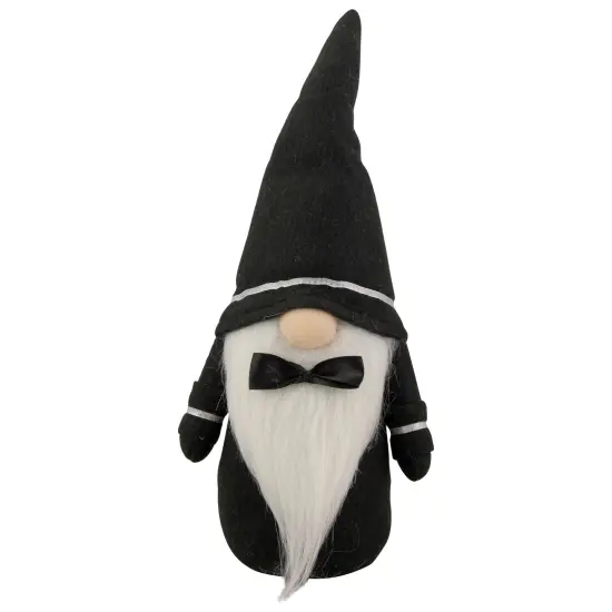 Northlight 12.5" Black and White Wedding Day Groom Gnome {1}