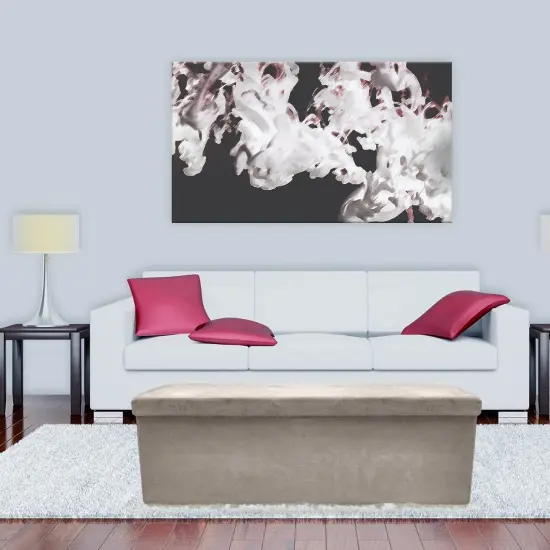 Sorbus Storage Bench Chest Collapsible Folding Bench beige {3}