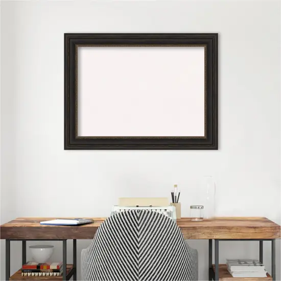 Accent Bronze Framed Corkboard, White Cork {6}