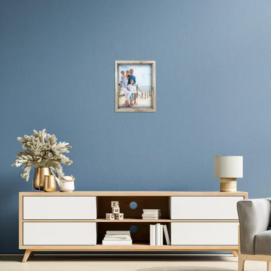 Rustic Farmhouse Signature Series Reclaimed Solid Wood Deep Inset Picture Frame {7}