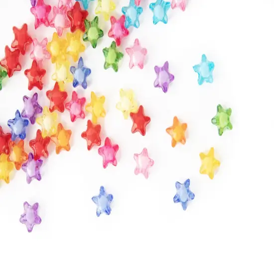CousinDIY Bead Mix 280/Pkg-Pastel Stars {6}
