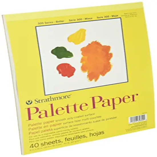 300 Series Palette Paper Pad, Tape Bound, 9x12 inches, 40 Sheets (41lb/67g) - Artist Paper for Adults and Students {4}