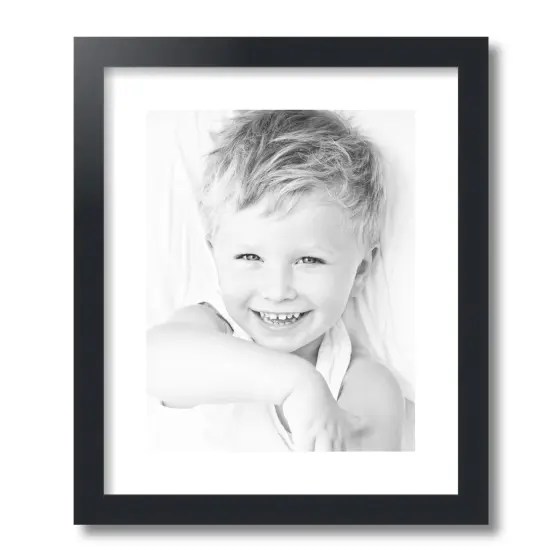 ArtToFrames 15x18" Matted Picture Frame with 11x14" Single Mat Photo Opening Framed in 1.25" Black and 2" Mat (FWM-3926-15x18) {4}