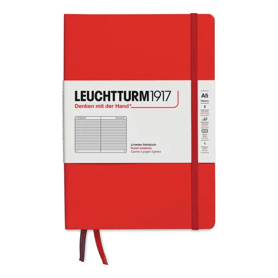 Leuchtturm1917 Ruled Hardbound Notebook - Fox Red, 5-3/4" x 8-1/4" {1}