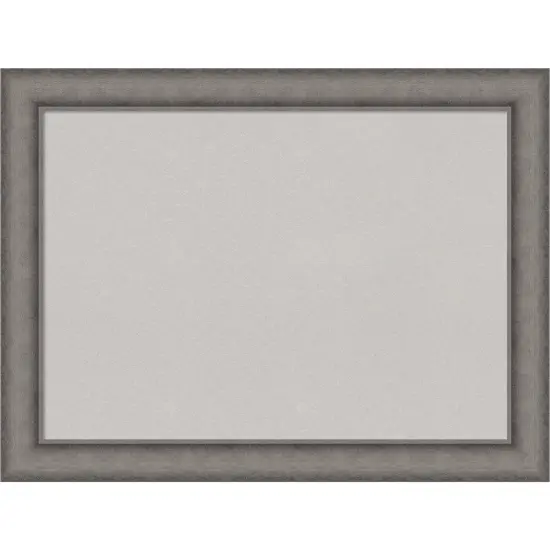 Burnished Concrete Wood Framed Corkboard, Grey Cork {7}