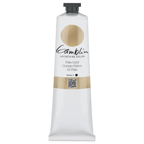 Gamblin Artist's Oil Color - Pale Gold, 150 ml tube {2}