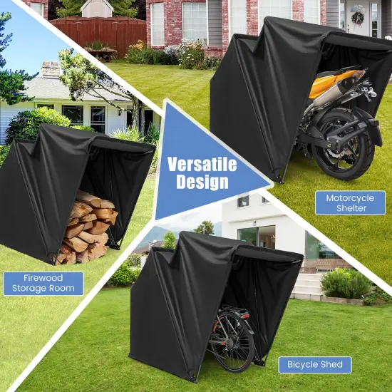 Costway 11.2' x 4.5' x 6.3' Waterproof Motorbike Storage Tent Outdoor Motorcycle Shelter {6}