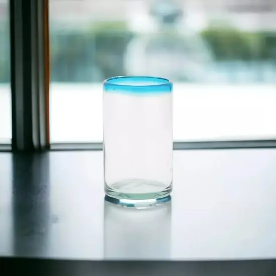 Amici Home Aqua Rim Hiball Glass | Set of 6 | 16 Ounce {5}