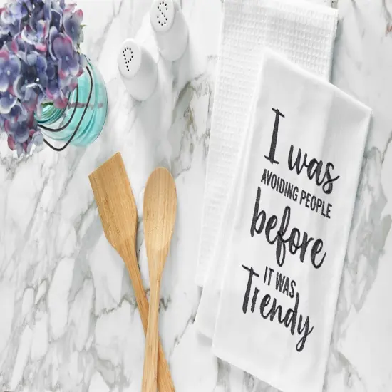 Before It Was Trendy Kitchen Dishtowel {4}
