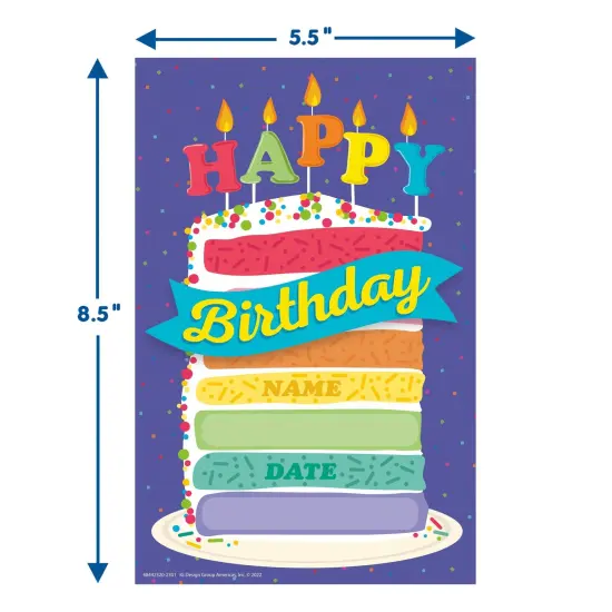 Birthday Recognition Award, 36 Per Pack, 6 Packs {3}