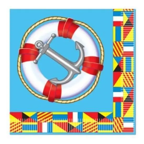 Nautical Luncheon Napkins (Pack of 12) {1}