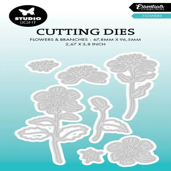 Studio Light Essentials Cutting Die-Nr. 794, Flowers {1}
