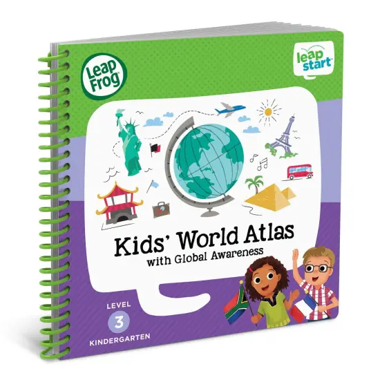 LeapFrog LeapStart Kindergarten Activity Book: Kids' World Atlas and Global Awareness {3}