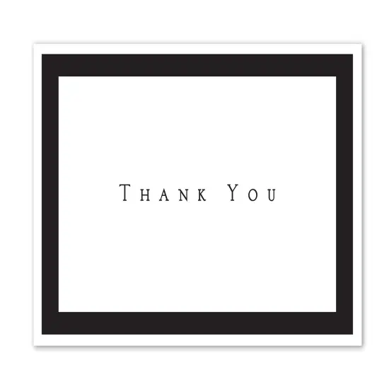 Great Papers! Tuxedo Thank You Note Card, 4.875" x 3.375" (folded), 50 cards/50 envelopes {2}