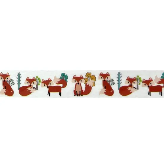 Wrapables Washi Masking Tape Fox and Floral {3}