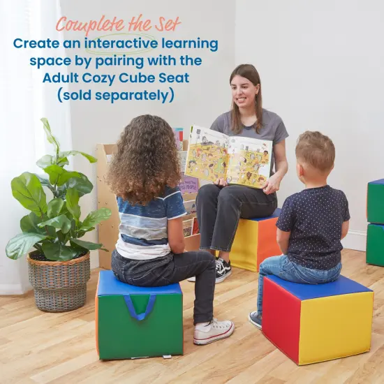 SoftZone Children's Cozy Cubes, Flexible Seating, 4-Pack Assorted {5}