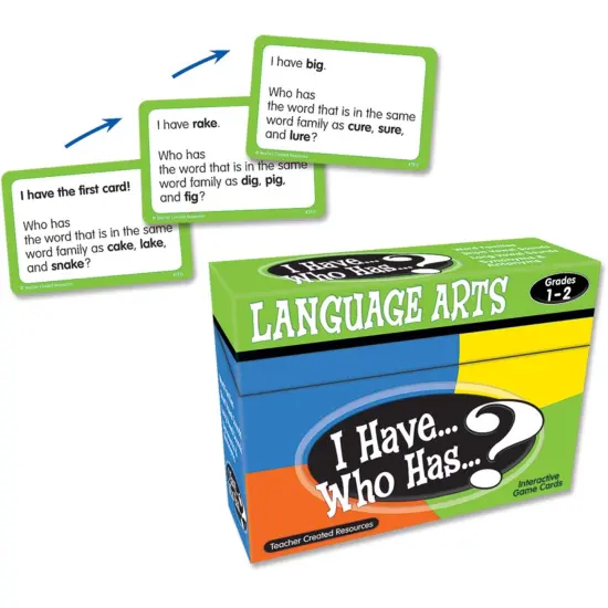I Have, Who Has Language Arts Game, Grade 1-2 {2}