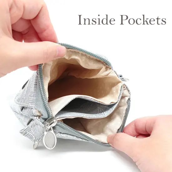 Wrapables Mini Crossbody Cell Phone Bag Front Flap / Gray {4}