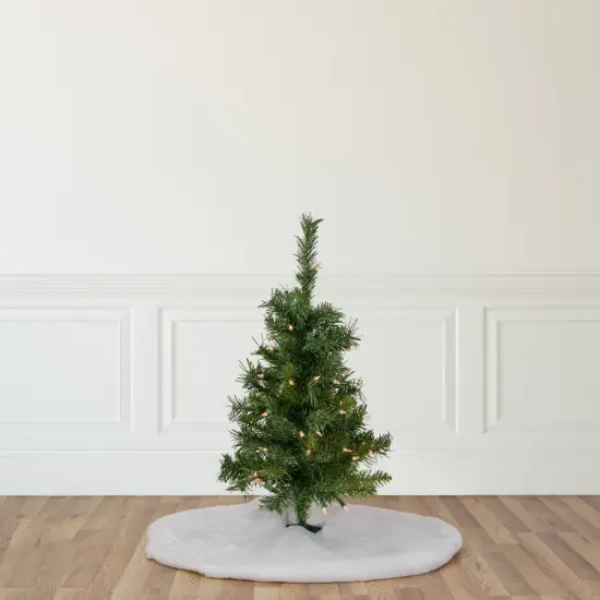 Northlight Pre-Lit Medium Aspen Pine Artificial Christmas Tree - 2' - Clear Lights Green {3}