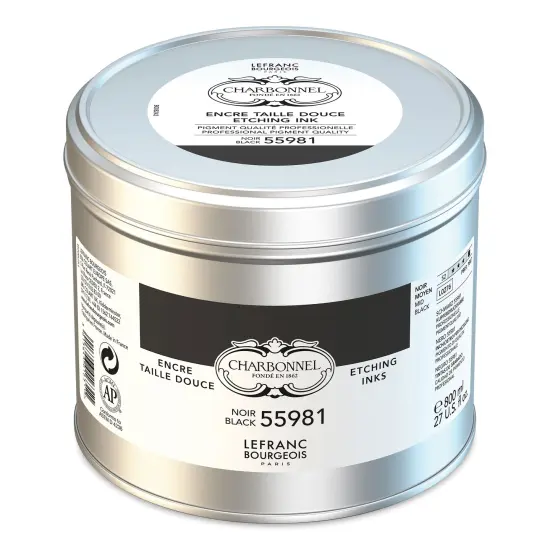 Charbonnel Etching Ink - Black Universal, 800 ml {1}