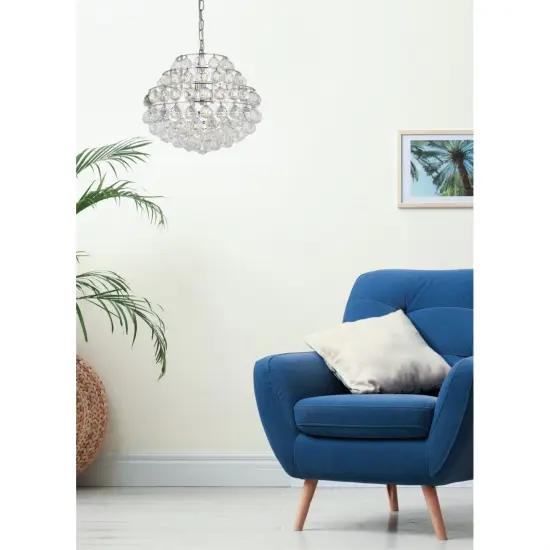 Savannah 16 inch pendant in chrome {2}